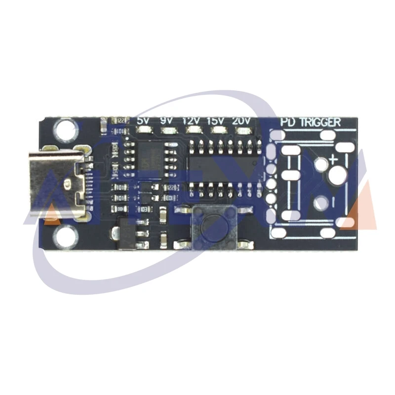 CMTPD 100W 5A USB-C Schnelllade-Triggerplatinenmodul PD QC Decoy USB Typ-C PD 2.0 3.0 Boost-Netzteil
