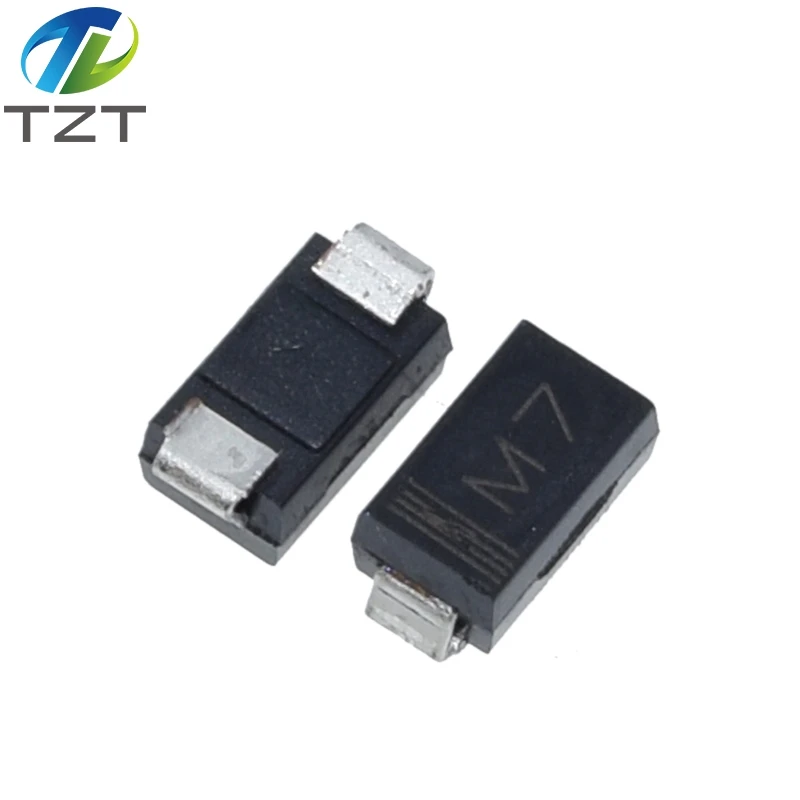 SMD 1N4007 IN4007 Gleichrichterdiode 1A 1000V M7 IN4007 (100 Stück) – Bild 5