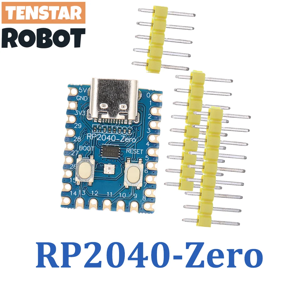 TENSTAR RP2040-Zero RP2040 für Raspberry Pi Mikrocontroller PICO Development Board Modul Dual-Core 2 MB Flash
