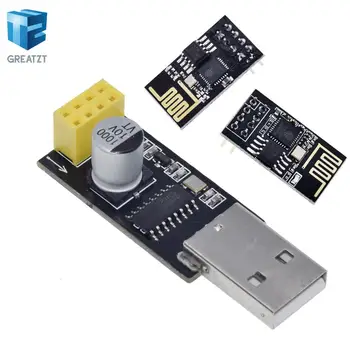 ESP01 Programmieradapter UART GPIO0 ESP-01 Adaptater ESP8266 CH340G USB auf ESP8266 Serielles drahtloses