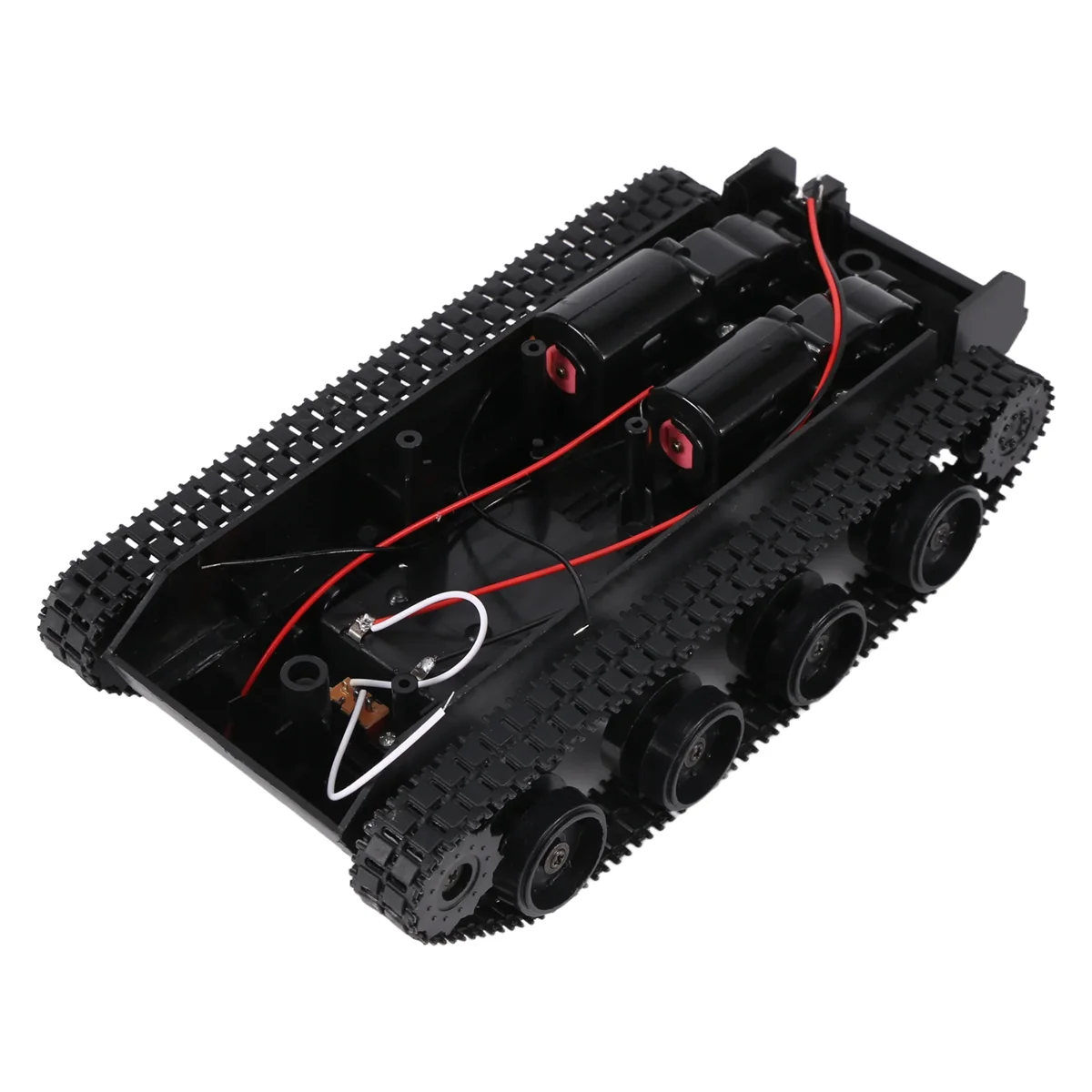 Praktische Rc Tank Smart Roboter Tank Auto Chassis Kit Gummi Track – Bild 2