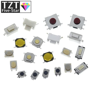 3*6 3*4 4*4 SMD Tactile Tact Push Button Schalter 2Pin 4Pin Touch Micro Schalter 3x4x2 3x6x4,3 (10 Stück)