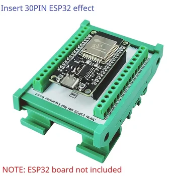 ESP32 DIN-Schienenmontage DIN35 C45 Schienen-Erweiterungsplatine 3,96 Schraubklemmenadapter für Arduino