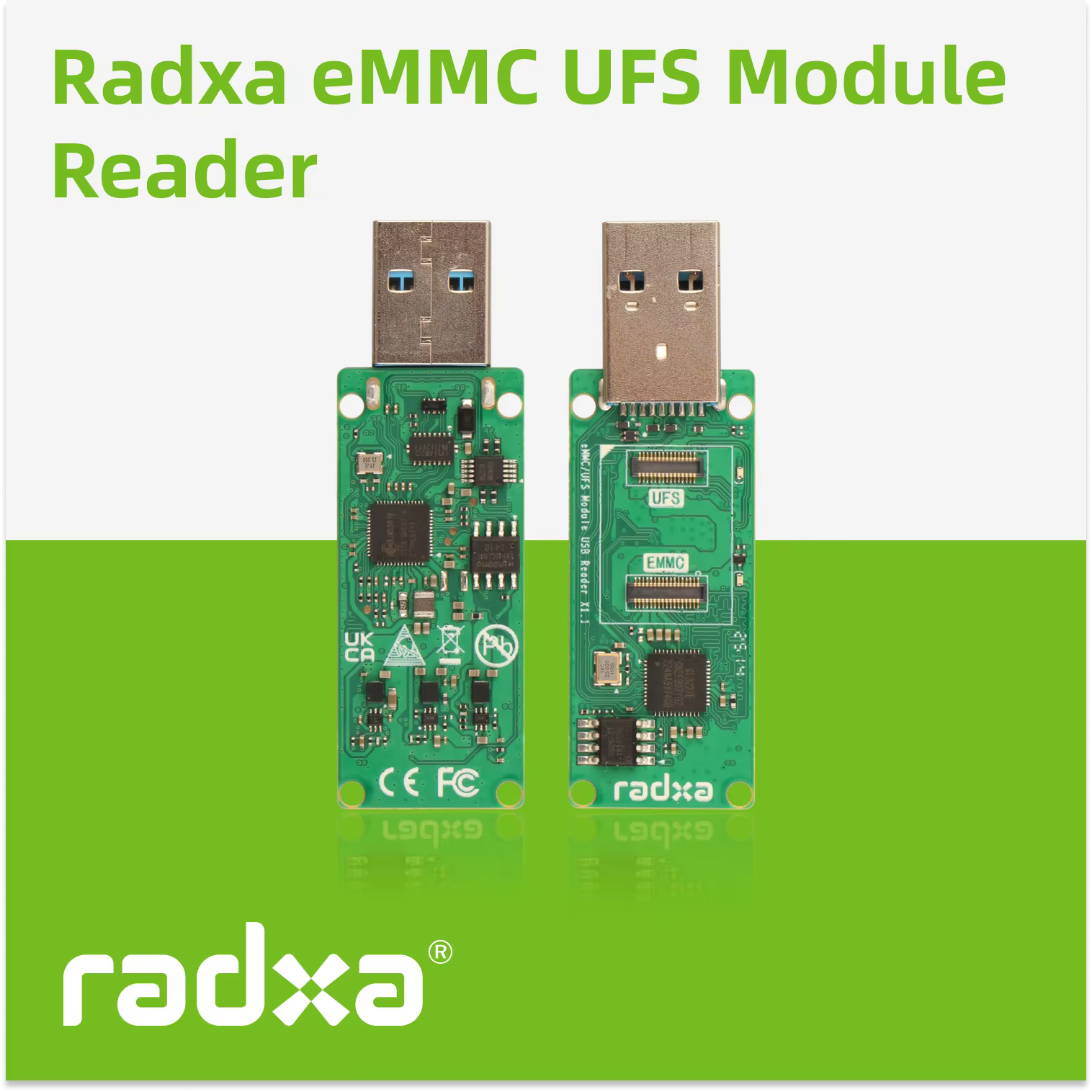 Radxa UFS/eMMC Modulleser für Radxa SBCs