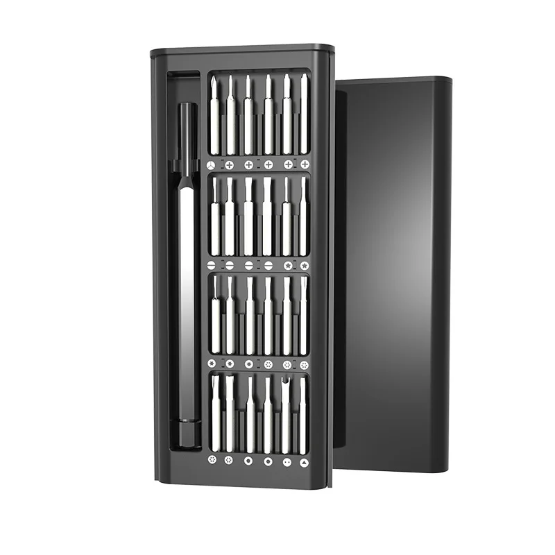 Magnetisches Schraubendreher-Set, 24-in-1-Set, Bits, Präzisionselektronik, Computer, PC, Telefon, Demontage