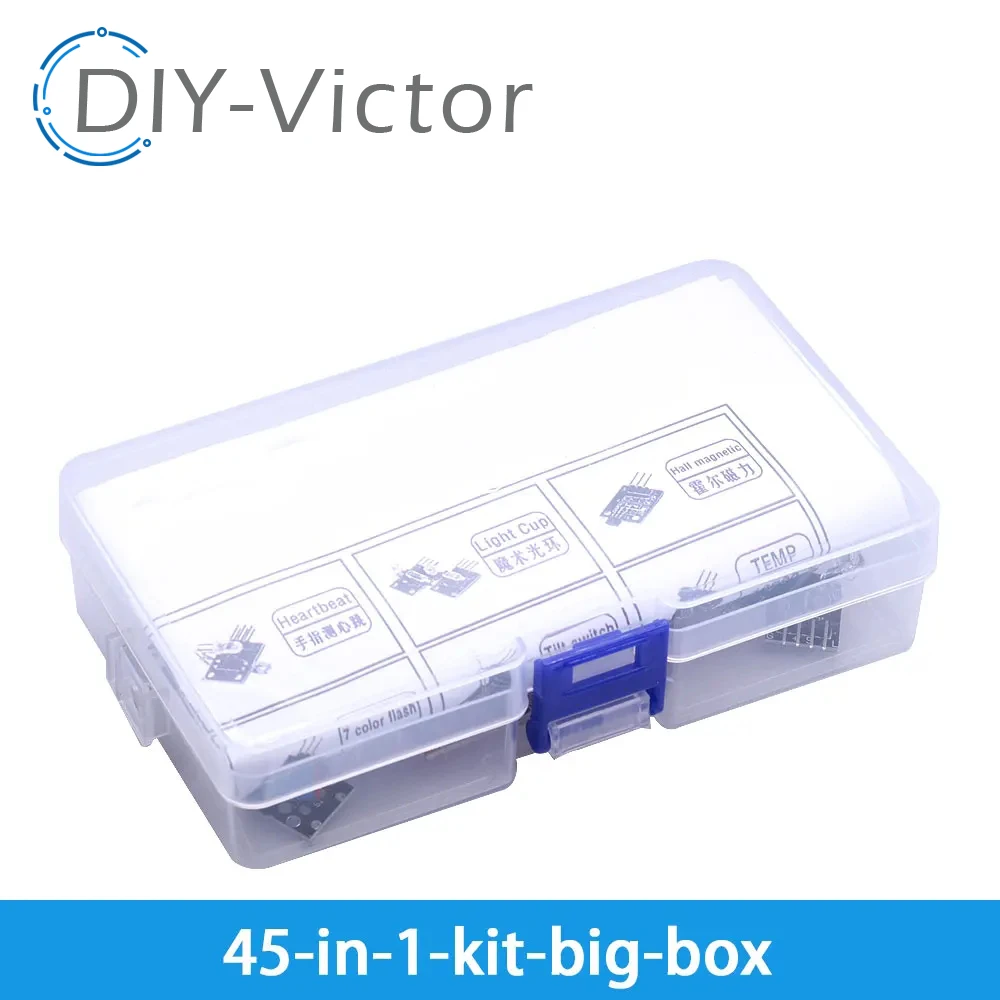 Arduino 45 in 1 Sensor module Starter Kit besser als 37 in1 Sensor Kit – Bild 4