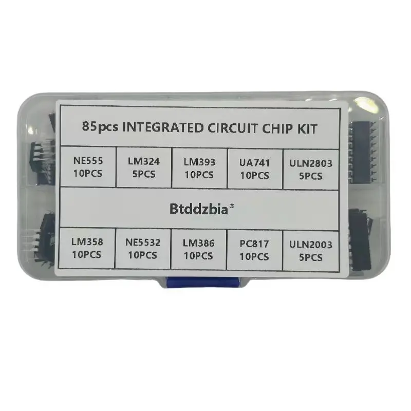 Integriertes Schaltkreis-Chip-Kit, 10 Spezifikationen (85 Stück) – Bild 5