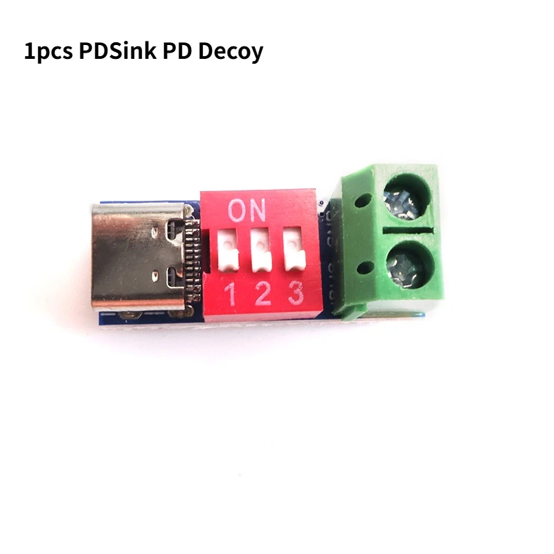 USB-Typ-C-PD-Triggermodul, 5-20 V, einstellbare Spannung, PD3.0/QC-Schnelllade-Decoy-Board 100 W, für die