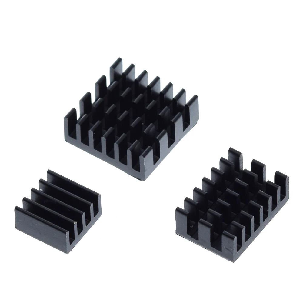 Raspberry Pi 4 Kühlkörper 3 Stück Raspberry Pi 4B Aluminium Kühlkörper – Bild 3
