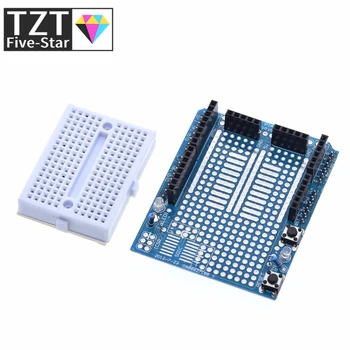 TZT 1/3PCS UNO ProtoShield Prototyp-Erweiterungsplatine mit SYB-170 Mini-Steckbrett für ARDUINO UNO