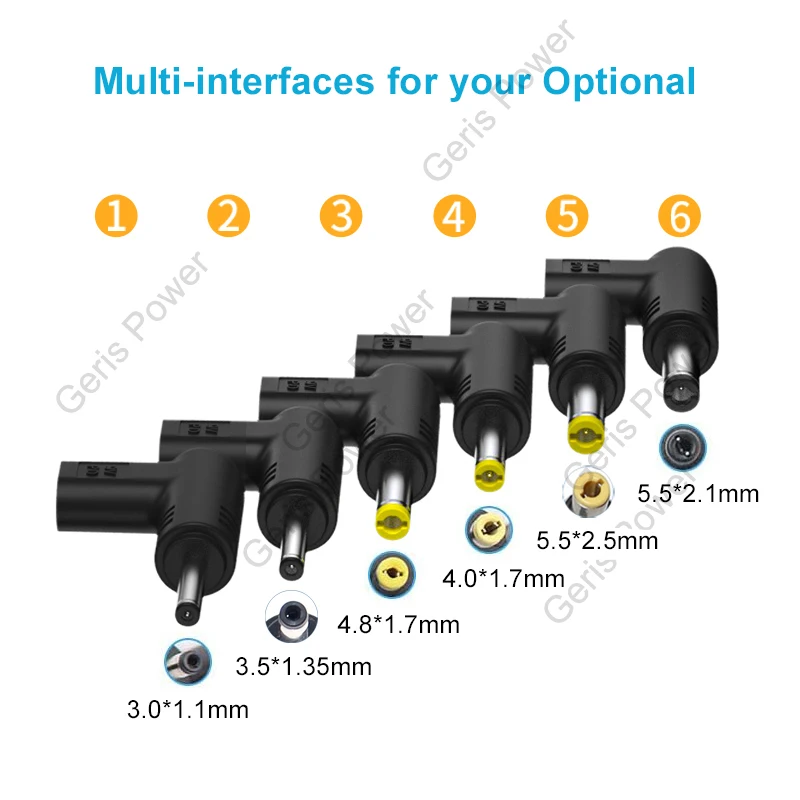 USB C auf 5 V 9 V 12 V DC-Stromanschluss Typ C PD auf 5,5 x 2,5 4,0 x – Bild 2