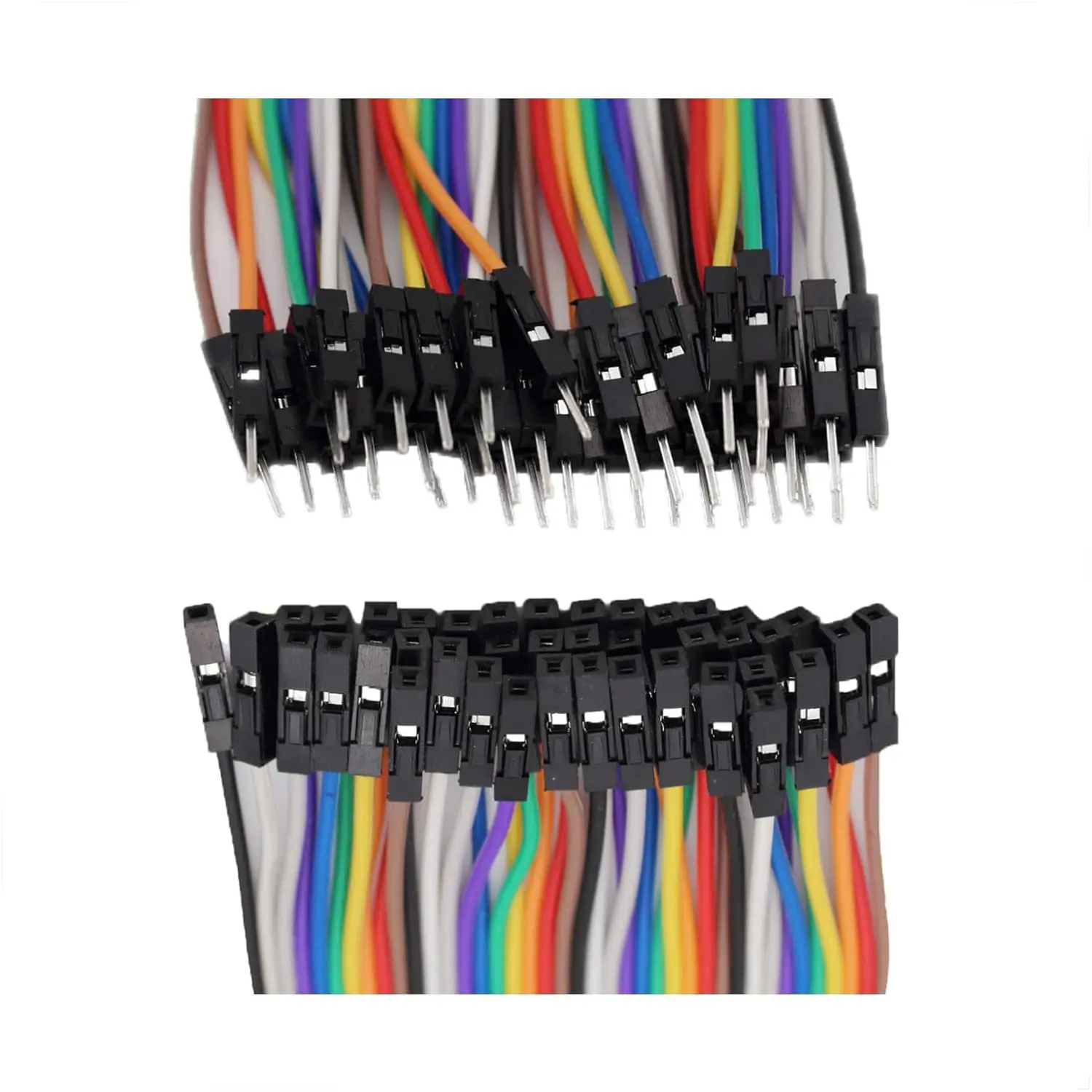 Dupont-Kabel, 40-poliger Überbrückungsdraht, 10 cm/20 cm (120 Stück) – Bild 6