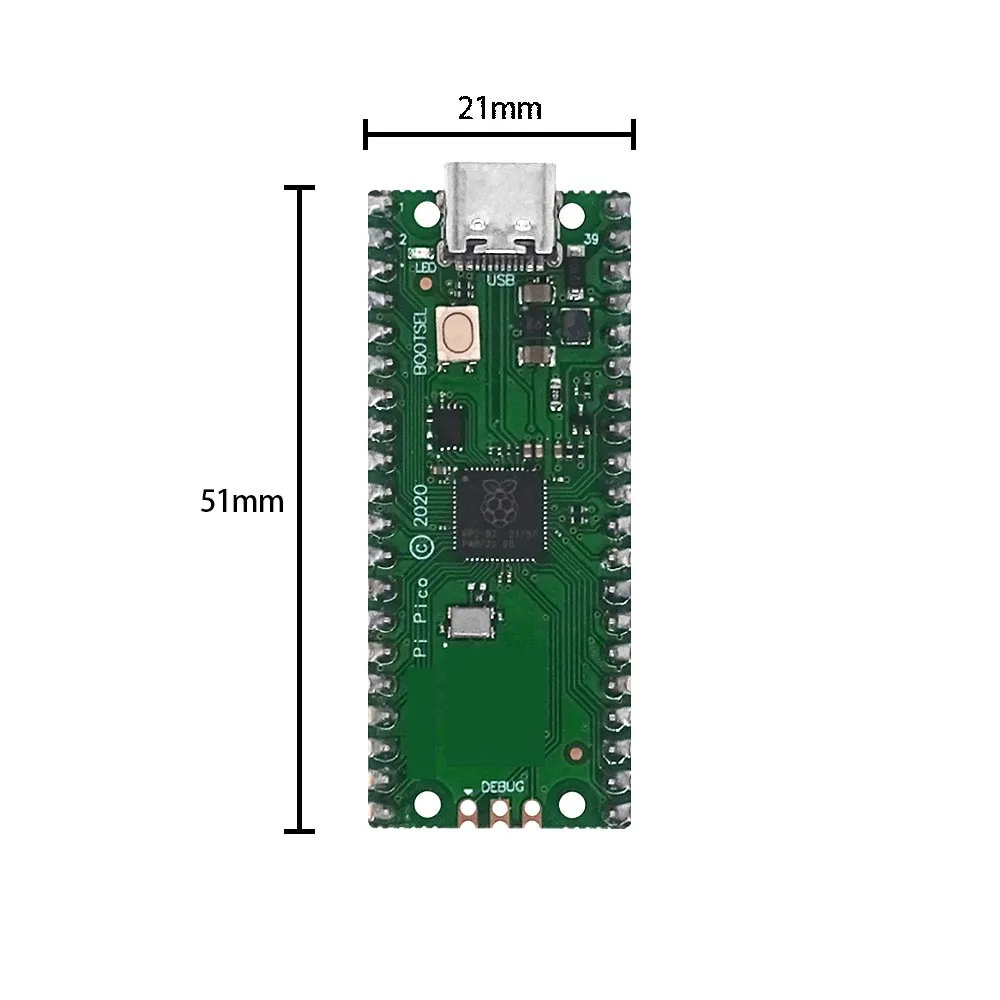 Raspberry Pi Pico Board RP2040 Dual-Core 264 KB ARM – Bild 4