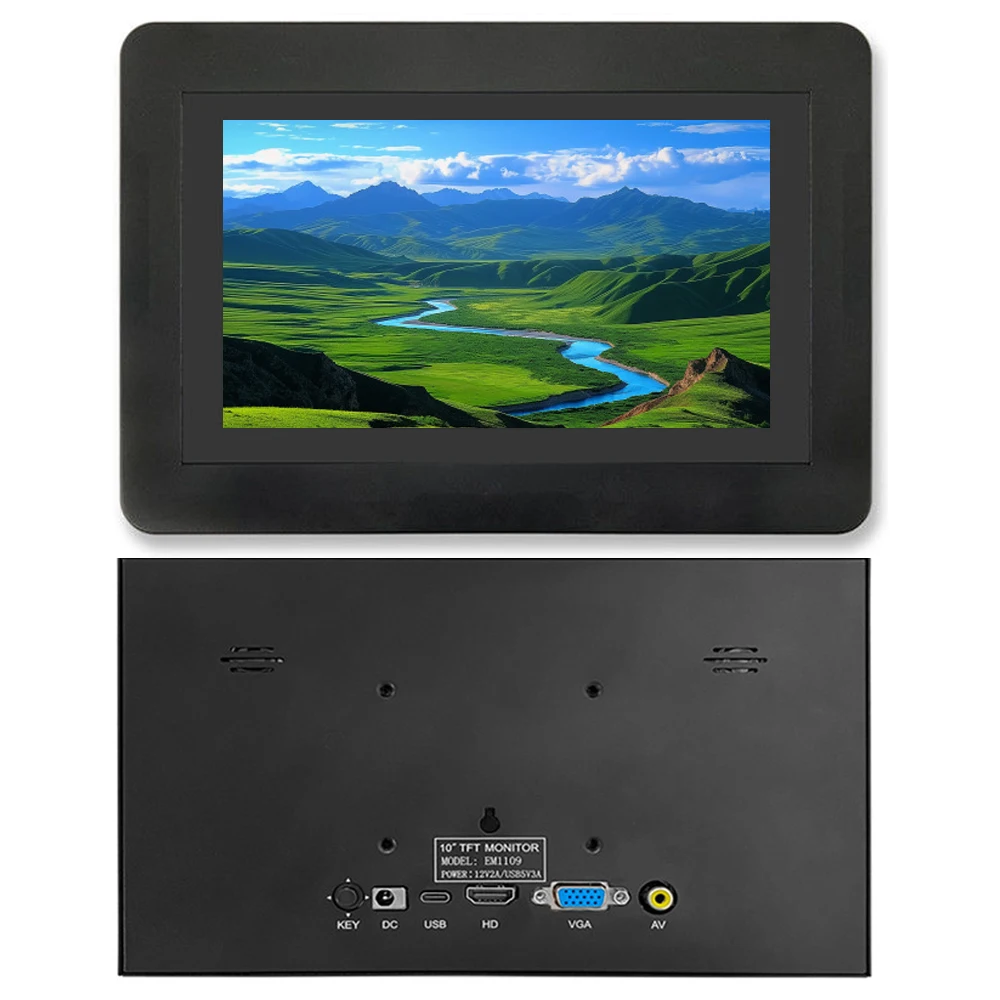 10,1-Zoll-LCD-Display für Raspberry Pi HD 1024 * 600 HDMI VGA AV – Bild 2