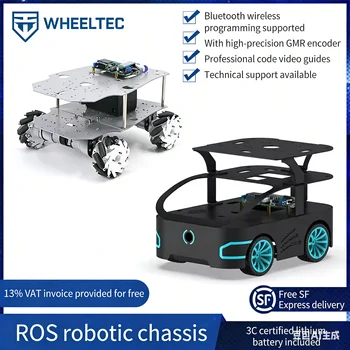 ROS Roboter-Auto mit Ackermann-Industriefahrgestell, Mecanum-Omnirädern, Smart Car, GMR-Encoder, Roboterarm