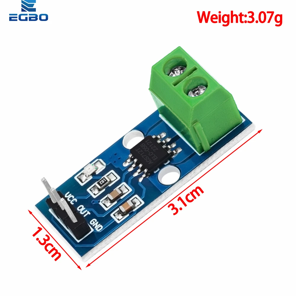 ACS712 5A 20A 30A Range Hall Strom Sensor Modul ACS712 Modul – Bild 5