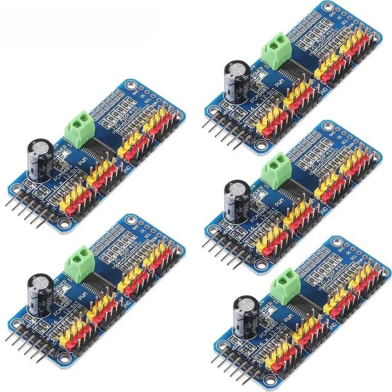 PCA9685 16-Kanal 12-Bit PWM Servomotor-Treiber I2C-Modul für Roboter