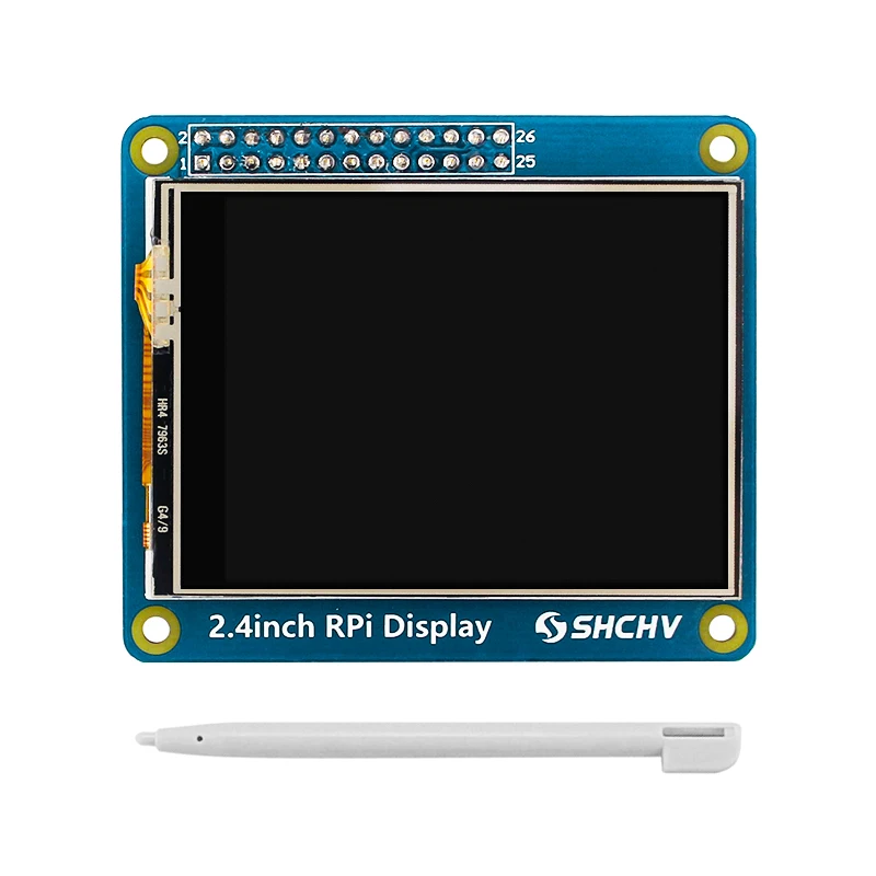 2,4 Zoll Touchscreen für Raspberry Pi Zero 2 W 320x240 SPI-Schnittstelle TFT-Display für Pi 5 4B 3B+ 3B 3A+