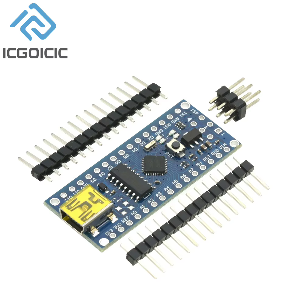 Nano V3 Atmega328P/Atmega168 MCU Core Board Schweißentwicklungsboard Verbessertes Versionsmodul für Arduino