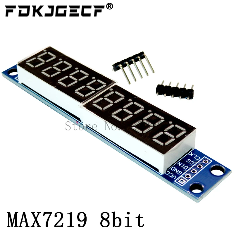 TM1637 4 Bits / TM1638 / MAX7219 8 bit Digital Led-anzeige Modul 7 – Bild 6