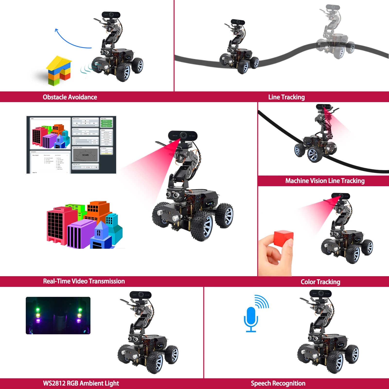 Adeept PiCar Pro V2 Robotik-Kit – Bild 3