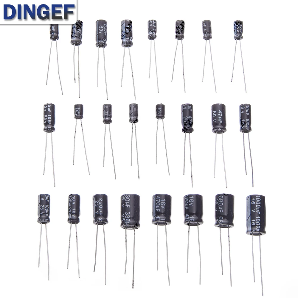 0,1 UF-1000 UF 24 Werte Aluminium-elektrolytkondensatoren (500 Stück) – Bild 6