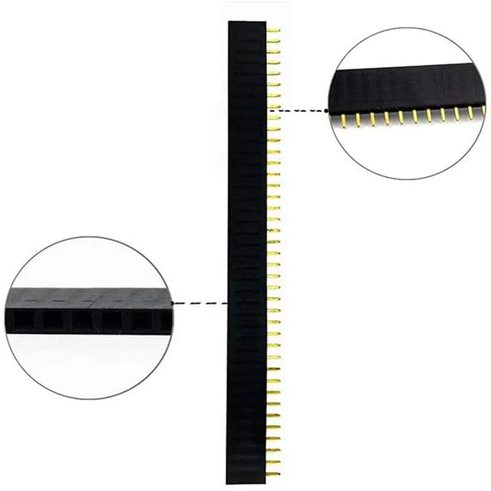 10 Paar 40-polige 1 x 40 einreihige männliche und weibliche (20 Stück) – Bild 5