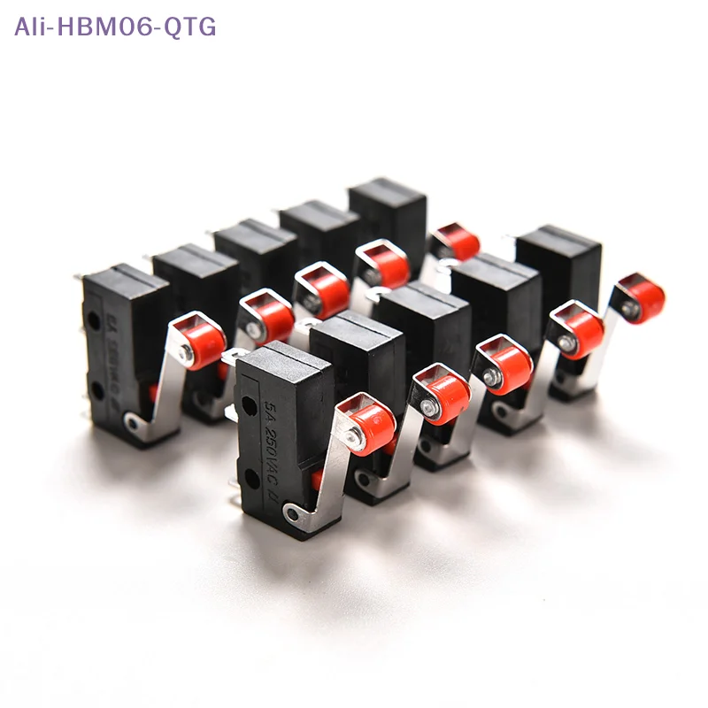 [Neu] 10 Stück Mikro-Rollenhebelarm-Endschalter KW12-3 PCB-Mikroschalter
