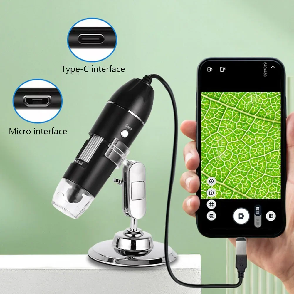 USB elektronisches Mikroskop mit Ständer tragbares elektronisches – Bild 3