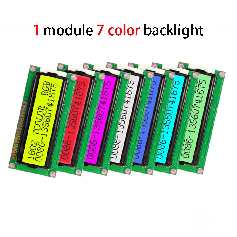 1602 16x2 LCD-Anzeigemodul I2C IIC-Platine I2C Kunststoff 3,3 V 5 V – Bild 6
