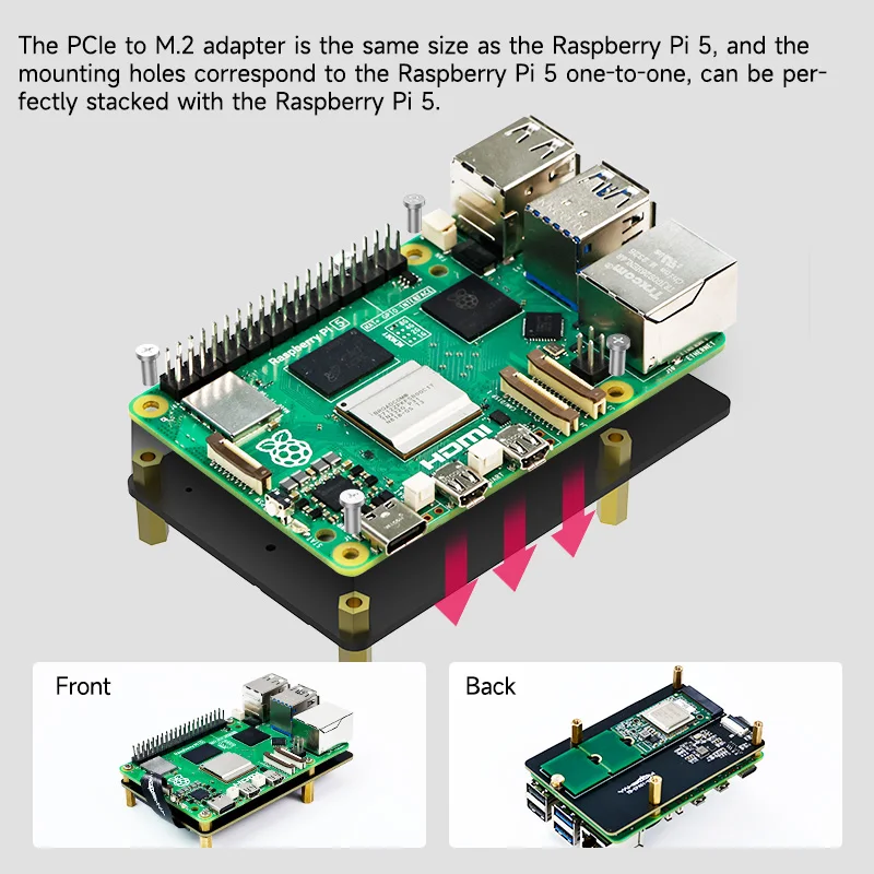 Raspberry Pi 5 NVME PCIe zu M.2 SSD Solid State Drive – Bild 5