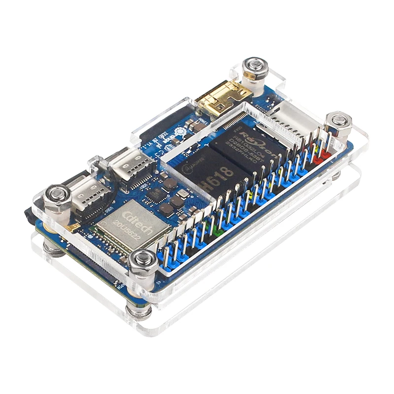 Orange pi zero 2 w acryl fall transparente schale schutzhülle für ein – Bild 3