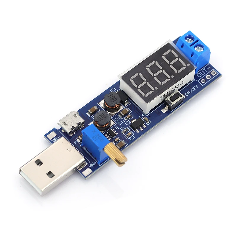 DC-DC 5V bis 3,5V / 12V USB Step UP / Down Netzteilmodul Einstellbarer – Bild 3