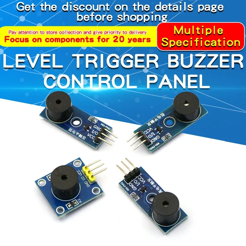 Aktive/Passive Summer Modul DC 3,3-5V für Arduino Smart Car DIY Kit – Bild 3