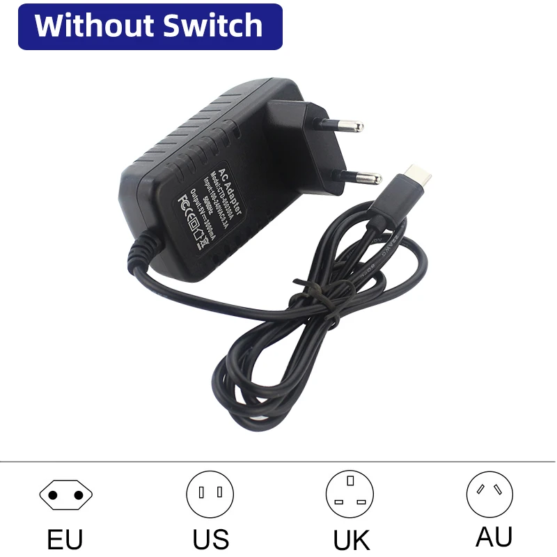 5 V 3 A Raspberry Pi 4 Netzteil USB Typ C Port 100-240 V Netzteil – Bild 2