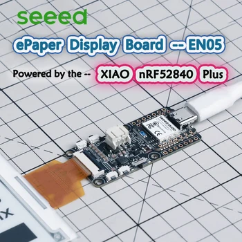 Seeed XIAO nRF52840 ePaper Display Board EN05 für 4-Pin ePaper-Display, JST 2,0 mm Batterieanschluss