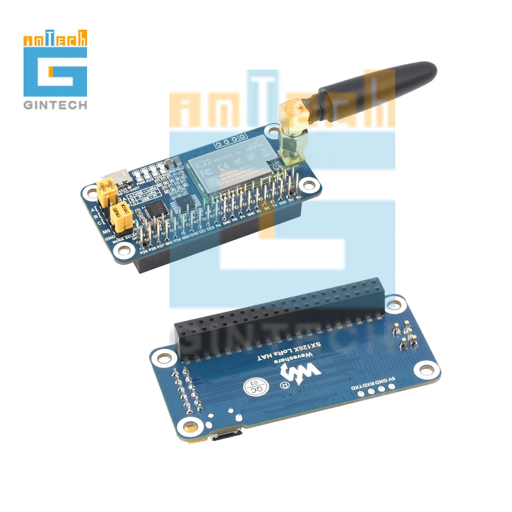 Waveshare SX1268/SX1262 LoRa-Erweiterungsplatine, LoRaWAN HAT – Bild 2