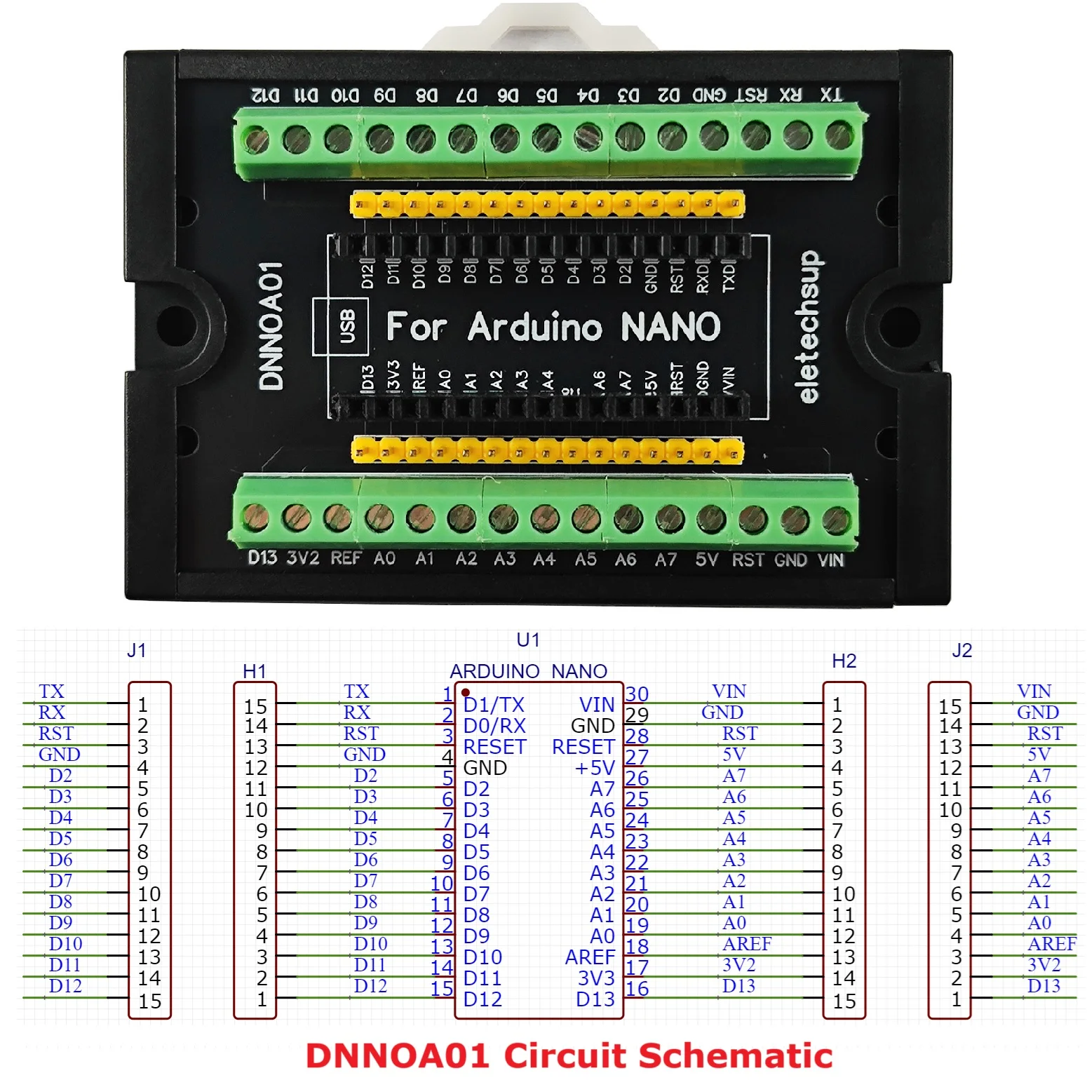 3,96 mm Schraubklemmenblock-Adaptermodul NANO V3.0 DIN35 C45 – Bild 4