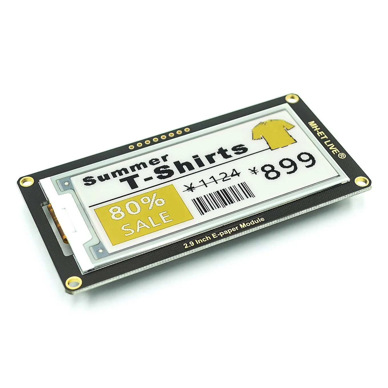2,9 Zoll Epaper Modul E-Paper E-Ink EInk Display Bildschirm SPI – Bild 4