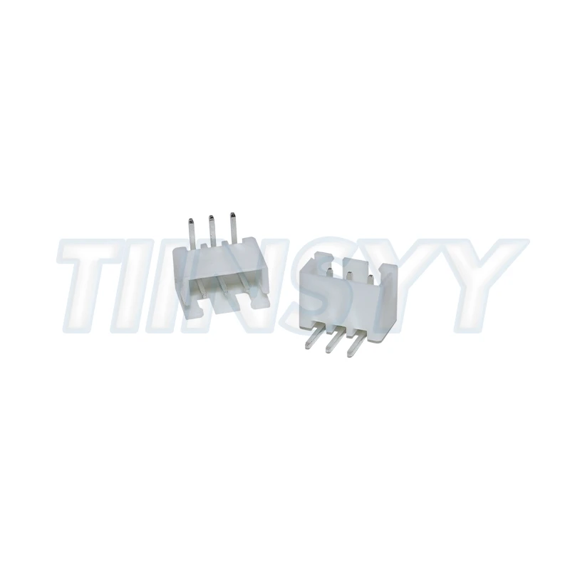 XH2.54 Rechtwinkliger Stiftleisten-Steckverbinder 2P 3P 4P 5P 6P 2,54mm Rastermaß XH für PCB JST (50 Stück)