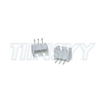 XH2.54 Rechtwinkliger Stiftleisten-Steckverbinder 2P 3P 4P 5P 6P 2,54mm Rastermaß XH für PCB JST (50 Stück)