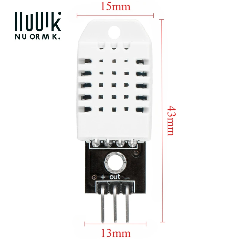 DHT22 Digitaler Temperatur- und Feuchtigkeitssensor AM2302 Modul + PCB – Bild 3