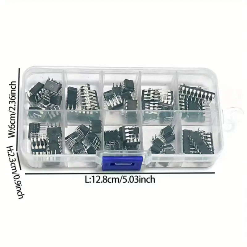 Integriertes Schaltkreis-Chip-Kit, 10 Spezifikationen (85 Stück) – Bild 4