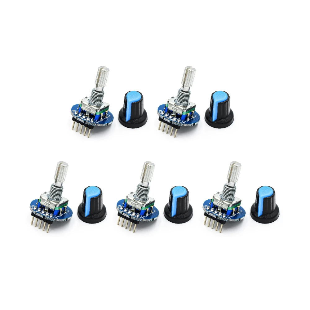 360-Grad-Drehgebermodul Drehpotentiometer Analoges Knopfmodul – Bild 2