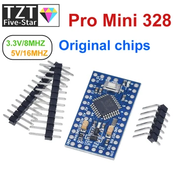 DIYTZT 1/3 Stück ATMEGA328P Pro Mini 328 Mini ATMEGA328 5V/16MHz ATMEGA328 3,3V 8MHz Modul für Arduino
