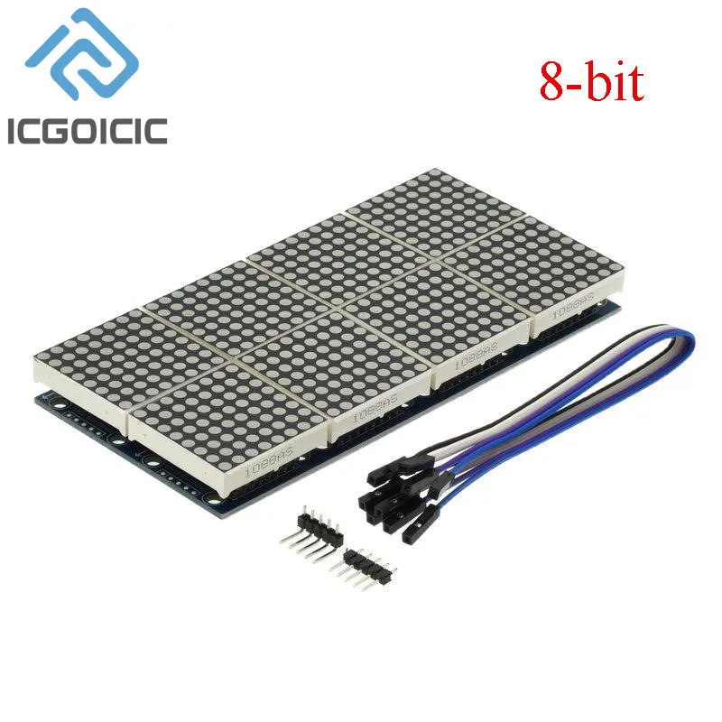 1 / 2 / 4/8-Bit max7219 60 × 60 Punkt matrix modul – Bild 4