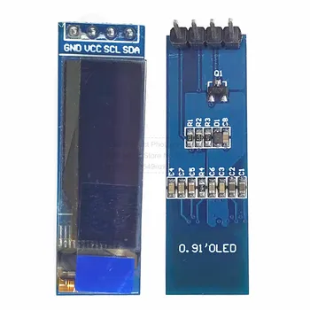 0,91 inch OLED Display Modul IIC 12832 Stick IC SSD1306 OLED Bildschirm 3,3 V-5V