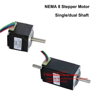 1,8 Grad 28 x 2-Phasen 4-adrig Nema 8 Schrittmotor Micro Mini 28mm Schrittmotor Einzel-/Doppel welle