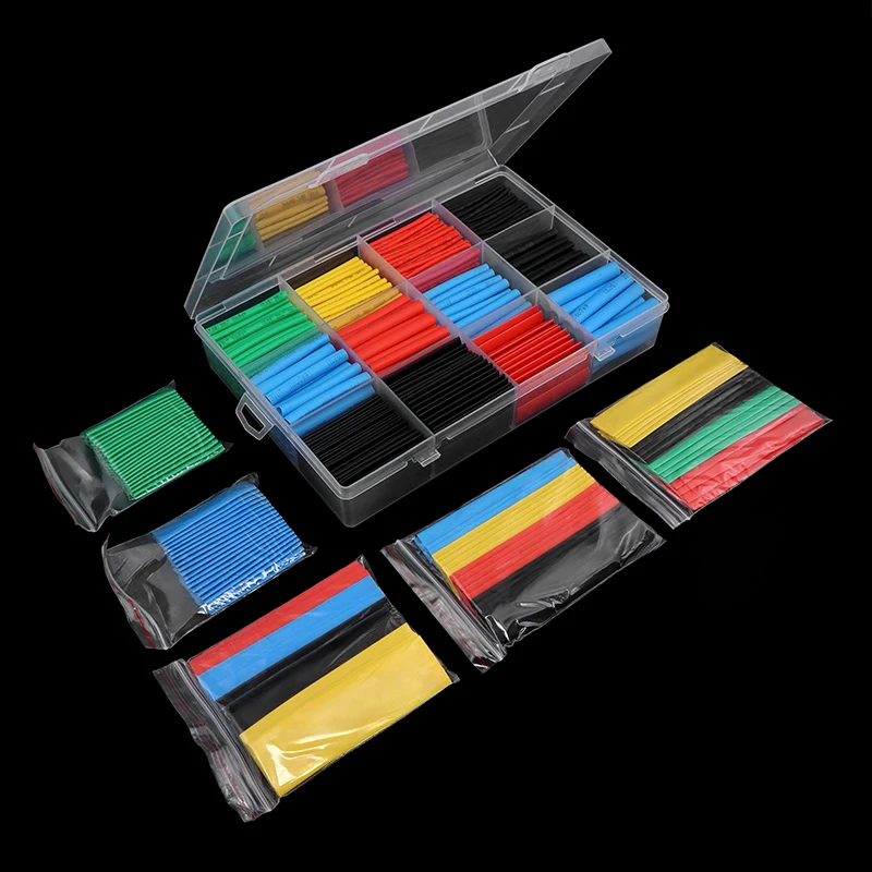 2:1/ 3:1/4:1 Schrumpfschlauch-Set 73~900 Stück Kabelreparatur-Schutz – Bild 5