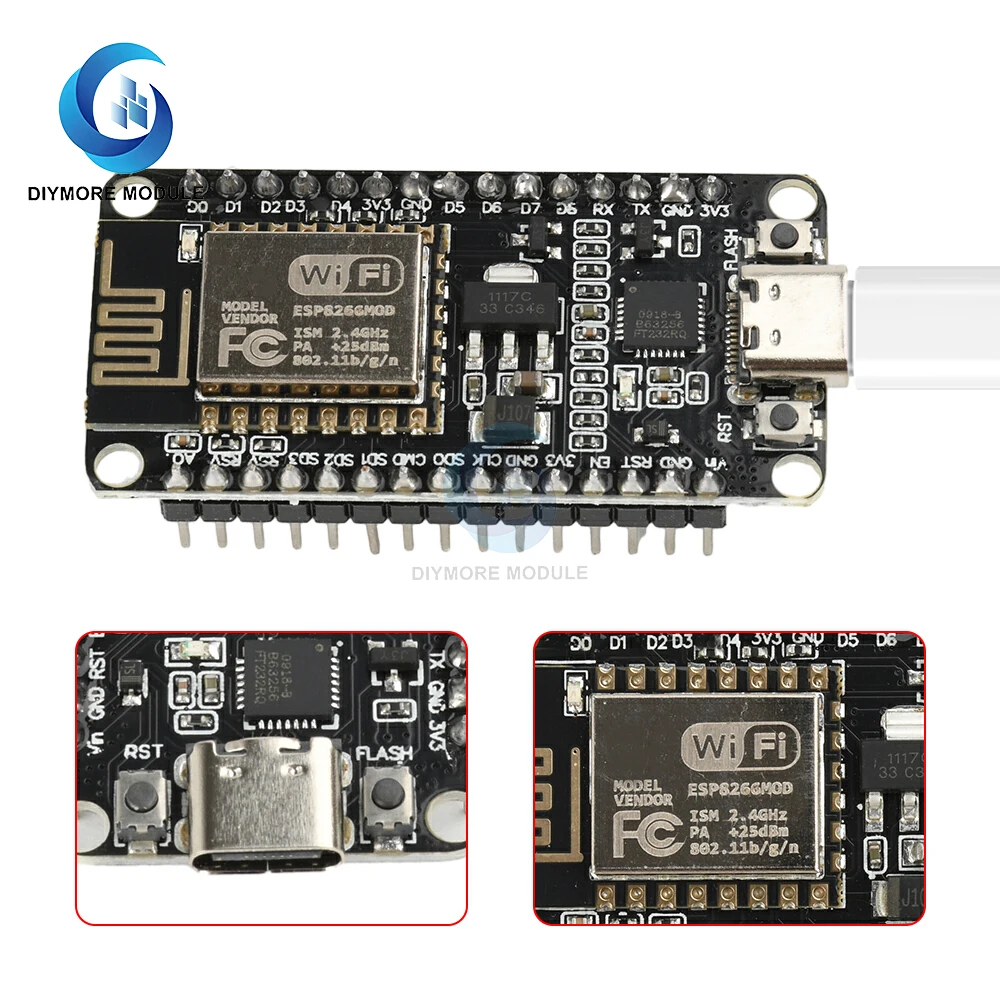 ESP8266 NodeMCU Lua V3 FT232 ESP-12E Entwicklungsboard Open Source – Bild 4